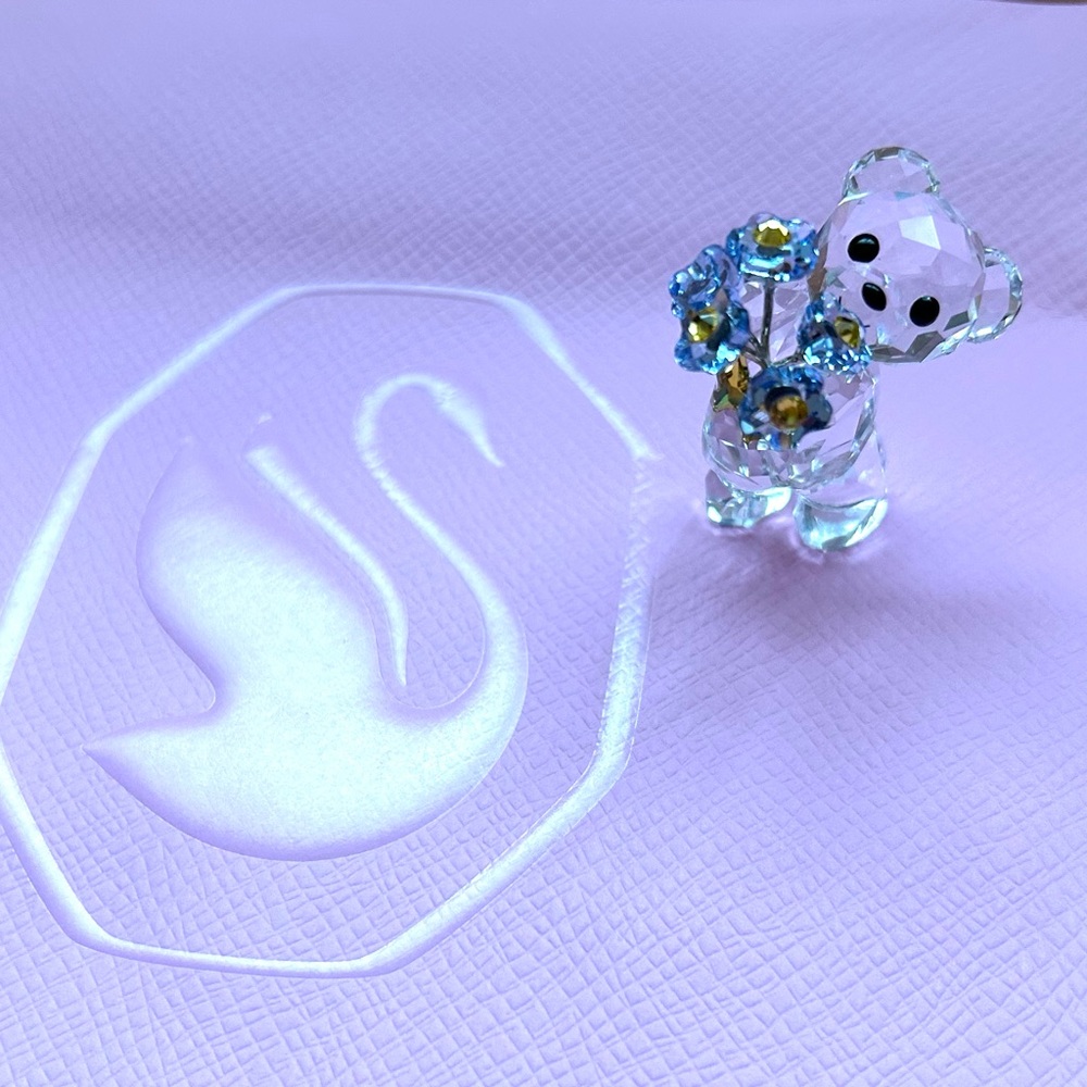 Swarovski Crystal Kris Bear ❤️Forget-me-not❤️ cutie lucky charm